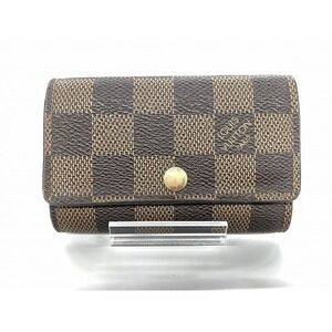 Louis Vuitton Multicle Wallet Damier Case Brown
